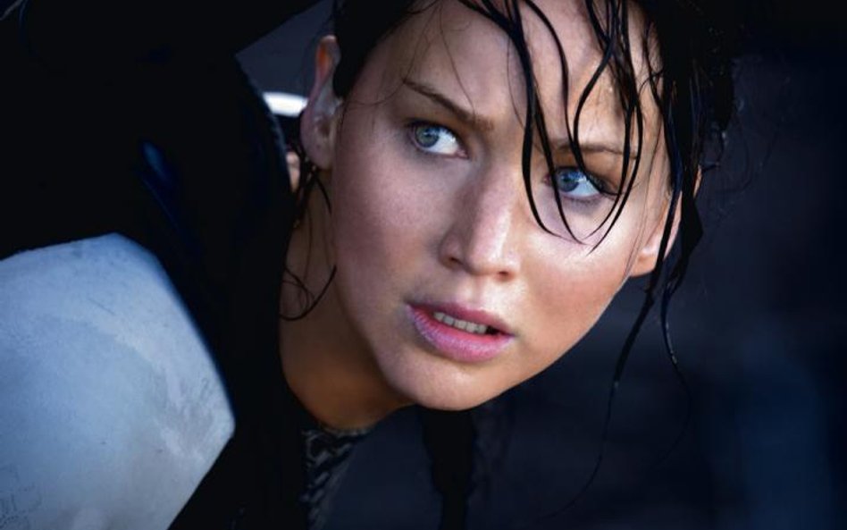 Jennifer Lawrence jako Katniss. Figura słusznego gniewu.