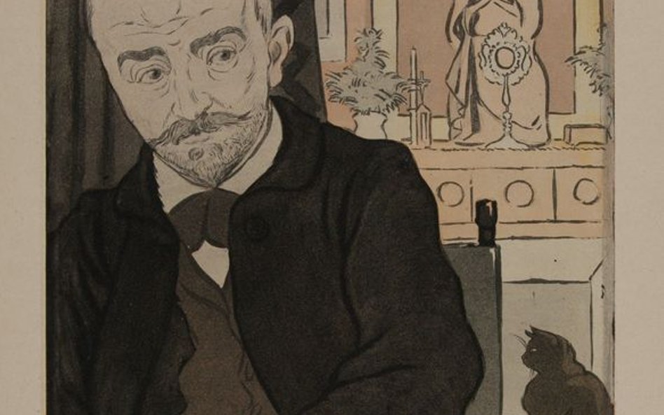 5. Eugene Delâtre Portrait de Huysmans – Joris-Karl Huysmans / Portret Huysmansa – Joris-Karl Huysma