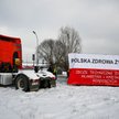Do protestujących na granicy kierowców dołączyli niedawno rolnicy