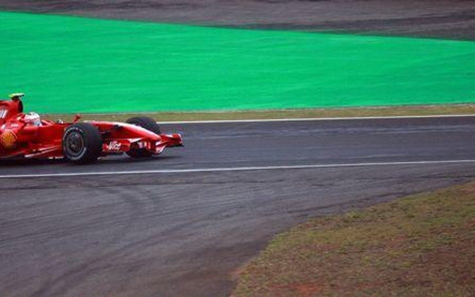 Kimi Raikkonen na torze Interlagos