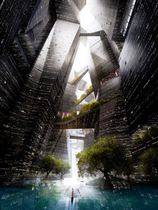 Tak, według projektantów, miałyby wyglądać wewnętrzne arterie The Line.