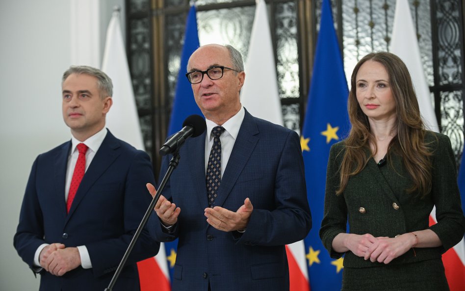 Krzysztof Gawkowski, Włodzimierz Czarzasty i Agnieszka Dziemianowicz-Bąk