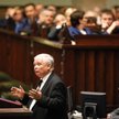 Jarosław Kaczyński mówi kuriozalne rzeczy o szariacie w Szwecji, a dziennikarze na poważnie je anali