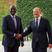 Kanclerz Niemiec Olaf Scholz i prezydent Kenii William Ruto