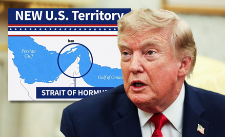 Donald Trump ogłosił „nowe amerykańskie terytorium”, wskazując na cieśninę Ormuz