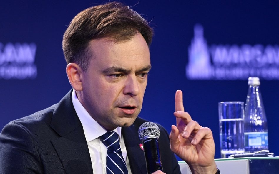 Minister finansów Andrzej Domański