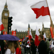 Na zdjęciu Polacy w Londynie podczas marszu na rzecz migrantów w maju 2009 r.