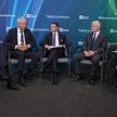 Uczestnicy debaty poświęconej możliwościom, jakie polskim przedsiębiorcom i gospodarce mogą przynieś