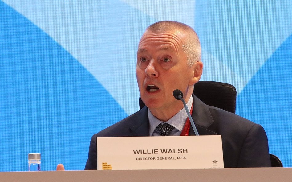 Willie Walsh, dyrektor generalny Międzynarodowego Zrzeszenia Przewoźników Powietrznych (IATA)
