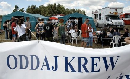 Niepewny zastrzyk krwi od uczestników Przystanku Woodstock