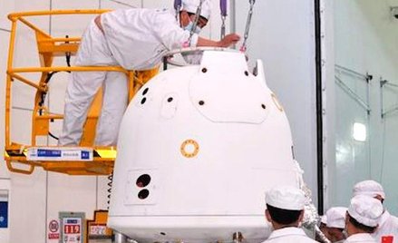 Moduł Chang’e 5-T1 podczas testów na Ziemi