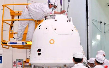 Moduł Chang’e 5-T1 podczas testów na Ziemi