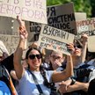 Protest przeciwko odwołaniu ministra obrony Ukrainy