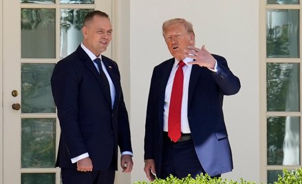 Karol Nawrocki był gościem na imprezie urodzinowej Donalda Trumpa