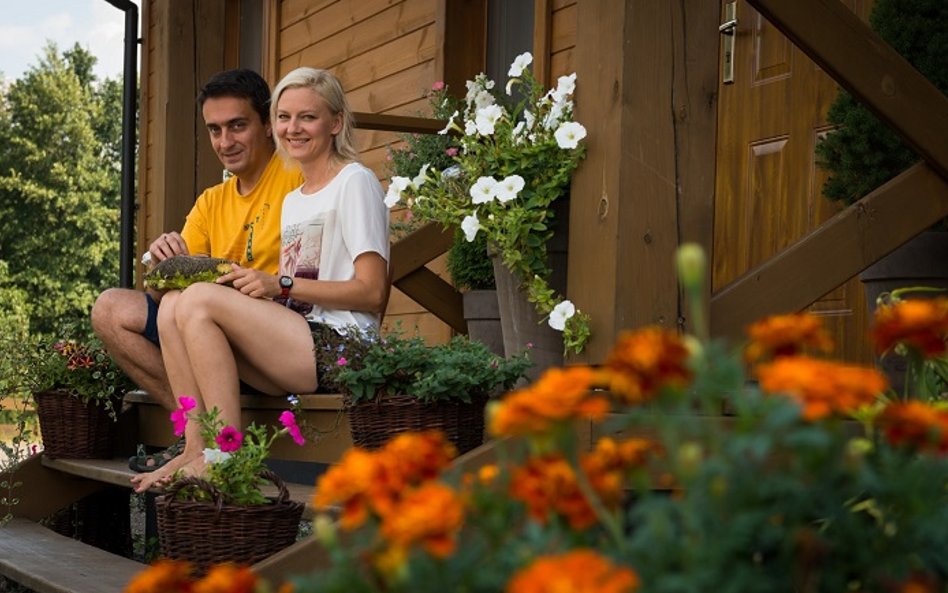 Anna i Grzegorz Gołoś – gospodarze Agroturystyki Polesie (fot. Janusz Tatarkiewicz)