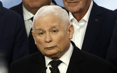 Jarosław Kaczyński po ogłoszeniu wyników exit poll