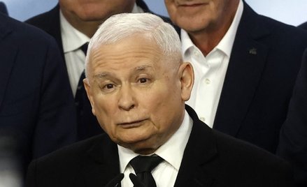 Jarosław Kaczyński po ogłoszeniu wyników exit poll