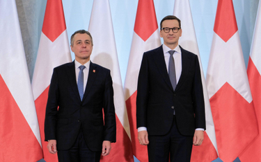Prezydent Szwajcarii i premier Mateusz Morawiecki