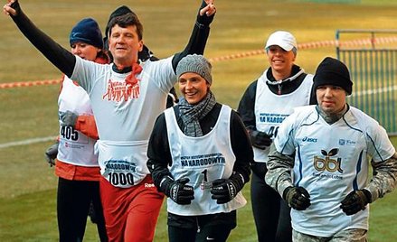 Kibice chcą pytać minister sportu Joannę Muchę (podczas biegu dookoła Stadionu Narodowego) m.in. o b
