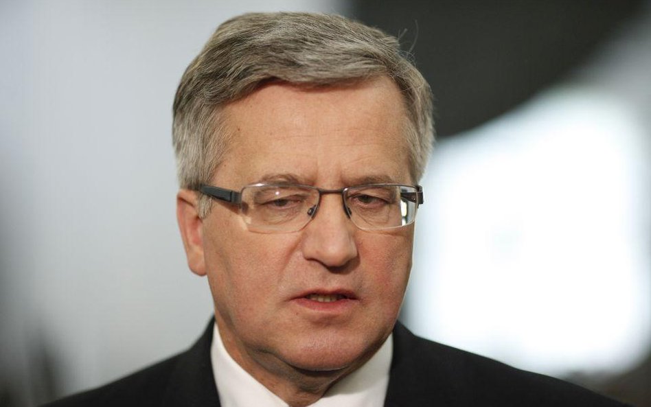 Prezydent Bronisław Komorowski