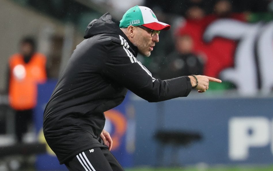 Marek Papszun, trener Legii Warszawa, wywołał dyskusję