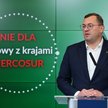 Minister rolnictwa i rozwoju wsi Stefan Krajewski podczas konferencji prasowej nt. „Mercosur do TSUE