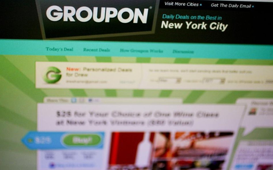 Groupon zmniejsza straty