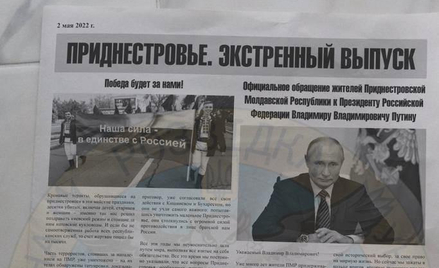 Ukraiński wywiad: W Naddniestrzu wydrukowano już gazety informujące o zamachach