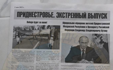 Ukraiński wywiad: W Naddniestrzu wydrukowano już gazety informujące o zamachach