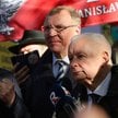 Antoni Macierewicz, Jacek Kurski i Jarosław Kaczyński przed Trybunałem Konstytucyjnym.