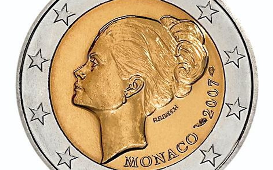 2 euro Grace Kelly z Monaco