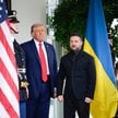 Donald Trump i Wołodymyr Zełenski podczas ostatniej wizyty prezydenta Ukrainy w Białym Domu, sierpie