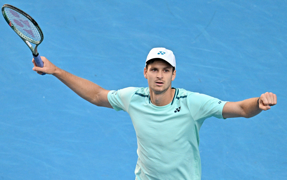 Hubert Hurkacz pierwszy raz w karierze awansował do ćwierćfinału Australian Open