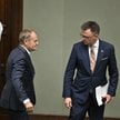 Donald Tusk i Szymon Hołownia