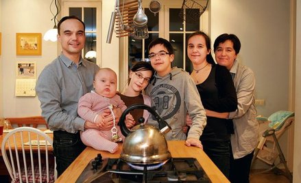 Rodzina państwa Głowackich. Najmłodszy – Tomasz Barnaba, prezent na dwudziestą rocznicę ślubu