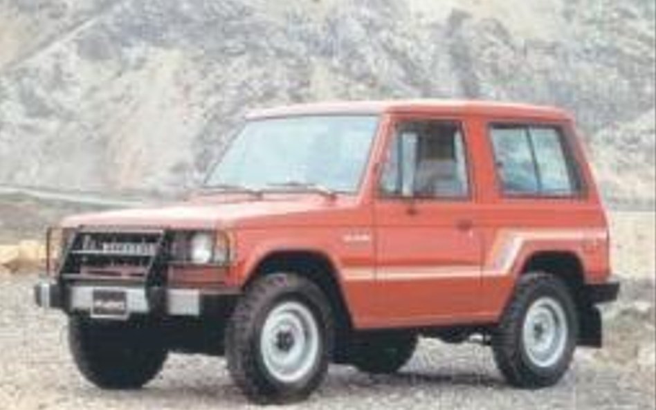 Mitsubishi Pajero debiutowało w 1982 roku i odniosło ogromny sukces.