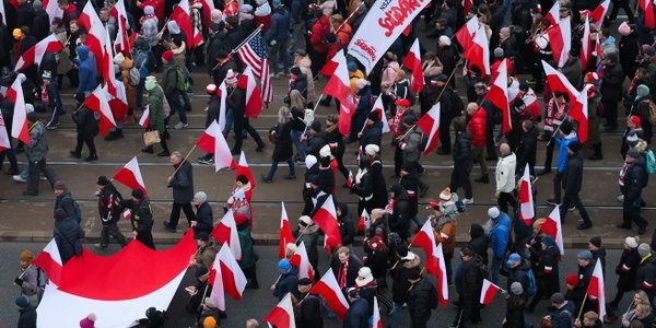 Święto Niepodległości w Warszawie. Drugi stopień alarmowy, bez rac i bez dronów