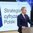 Wicepremier, minister cyfryzacji Krzysztof Gawkowski podczas konferencji prasowej "Strategia cyfryza