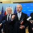 Koordynatorzy projektu SprawdzaMy Adam Malinowski (P) i Jacek Socha (2L) oraz prezes Polskiej Rady B