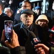 Prezes PiS Jarosław Kaczyński przed Aresztem Śledczym Warszawa-Grochów, 9 stycznia