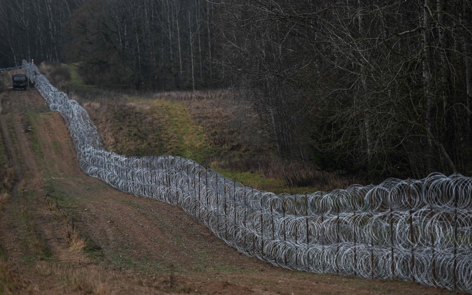 Wisztyniec - granica między Polską a z rosyjską eksklawą kaliningradzką
