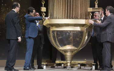 Ceremonia losowania nagród w hiszpańskiej świątecznej loterii