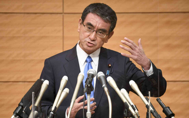 Taro Kono, japoński minister ds. szczepień