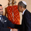 Prezydent USA wita się z głównym rabinem waszyngtońskiej synagogi Gilem Steinlaufem