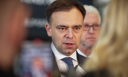 Minister finansów i gospodarki Andrzej Domański