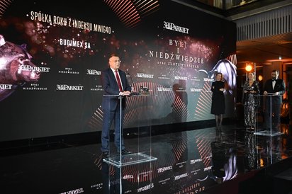 Nagrodę odebrał Marcin Węgłowski, członek zarządu, dyrektor finansowy Budimex