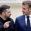 Wołodymyr Zełenski i Emmanuel Macron