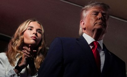 Donald Trump pojawił się na finale NBA w towarzystwie wnuczki, Kai