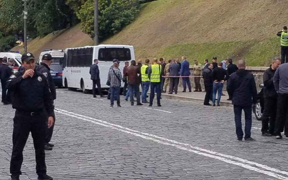 Eksplozja w centrum Kijowa