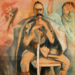 Kazimierz Sichulski, „Portret Józefa Piłsudskiego ze Stańczykiem i Wernyhorą”. Był rok 1917.